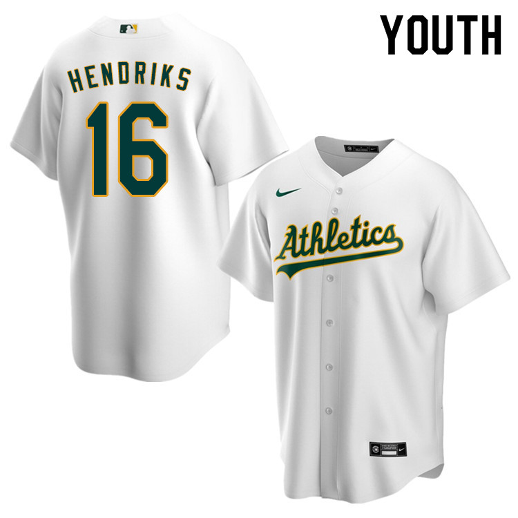 Nike Youth #16 Liam Hendriks Oakland Athletics Baseball Jerseys Sale-White